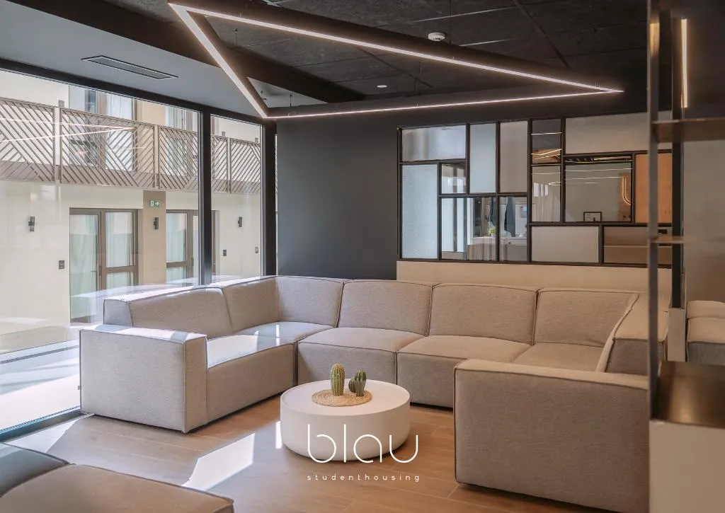 General view, Blau Student Housing, Barcelona