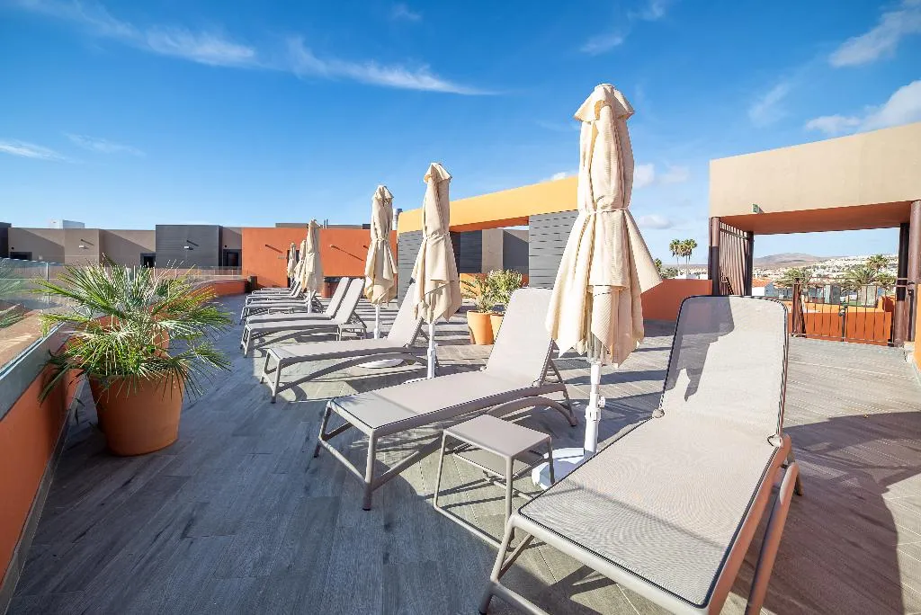 Terrace, Arena Castillo Hotel, Fuerteventura