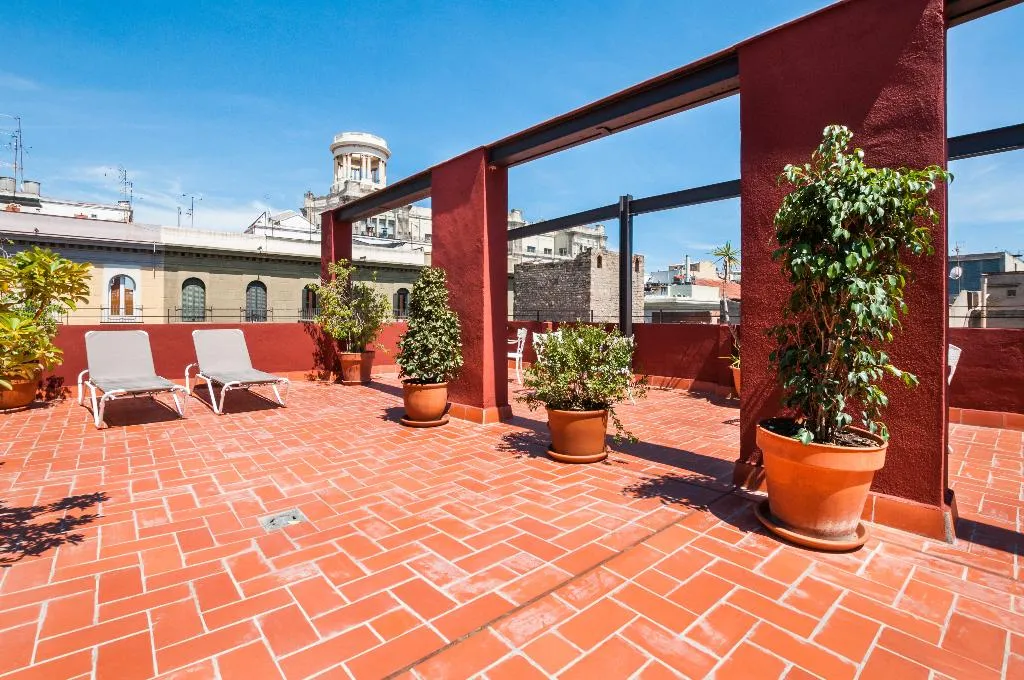 Terrace, Hotel Gotico, Barcelona