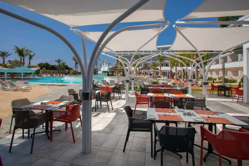 Terrace, Faros Hotel Ayia Napa, Cyprus