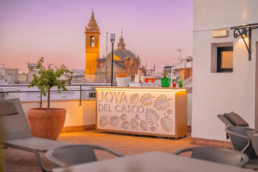 Terrace, Joya Del Casco Boutique Hotel, Seville