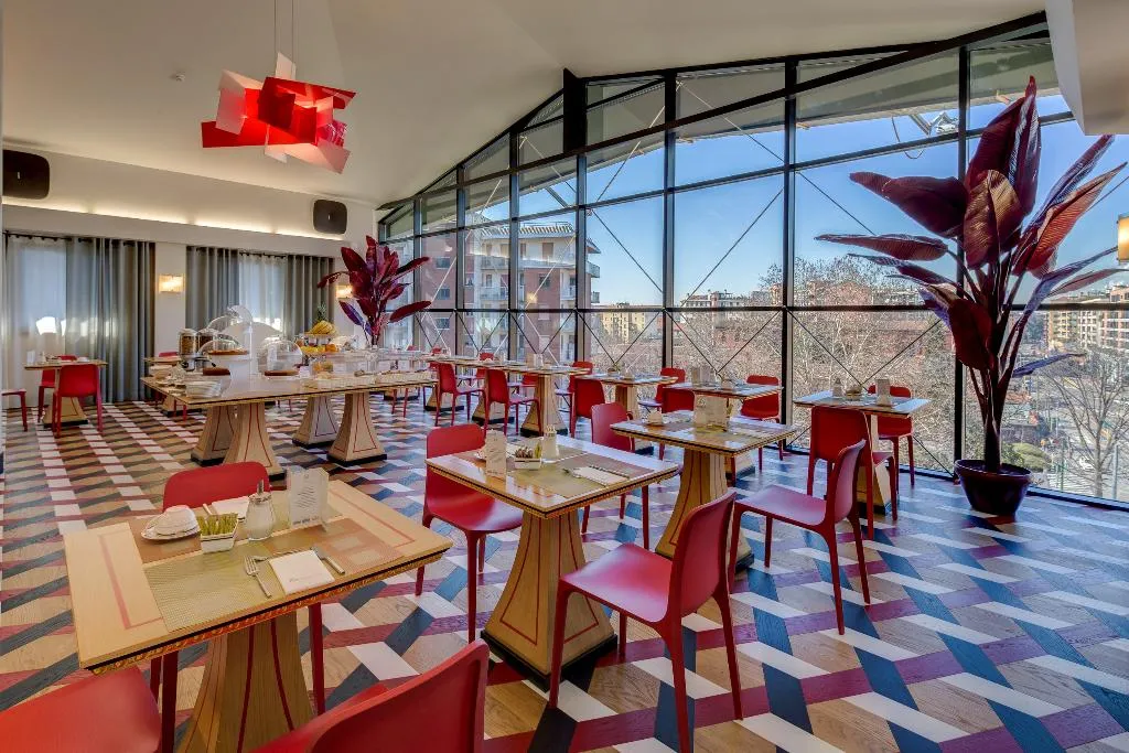 Restaurant, c-hotels Rubens, Milan