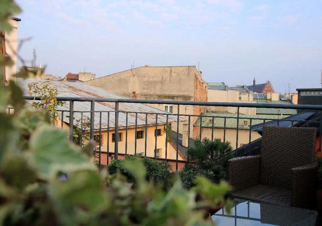 Terrace, Gołębia 8 Residence, Krakow