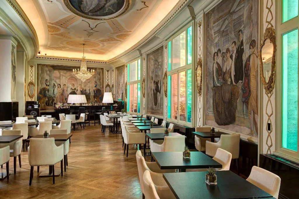 Restaurant, Grand Hotel Palace Rome, Rome