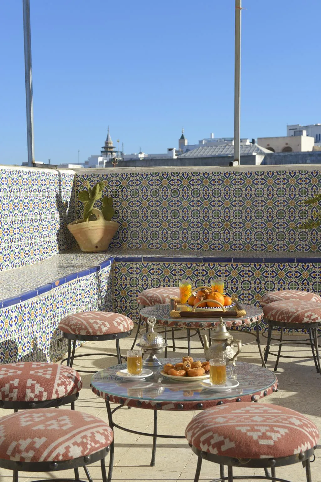 Terrace, Dar Ya Hostel, Tunisia
