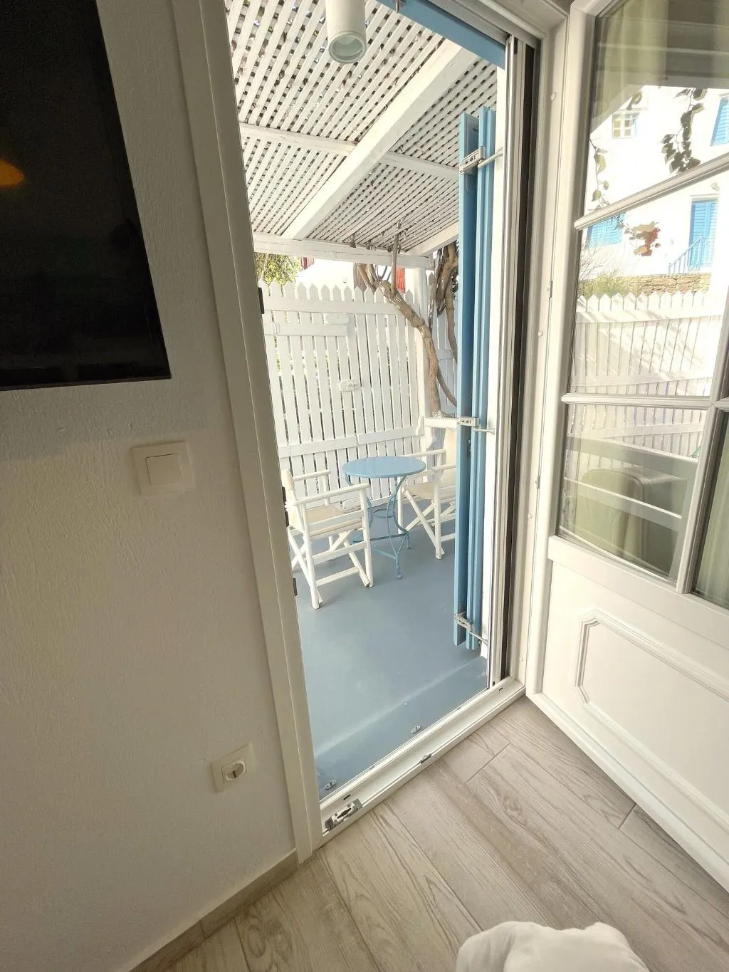 Terrace, Hotel Lefteris, Mykonos