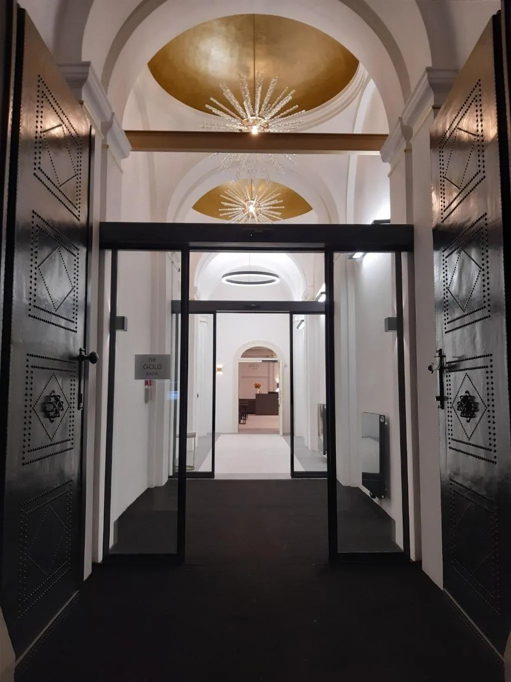 General view, The Gold Bank, Prague