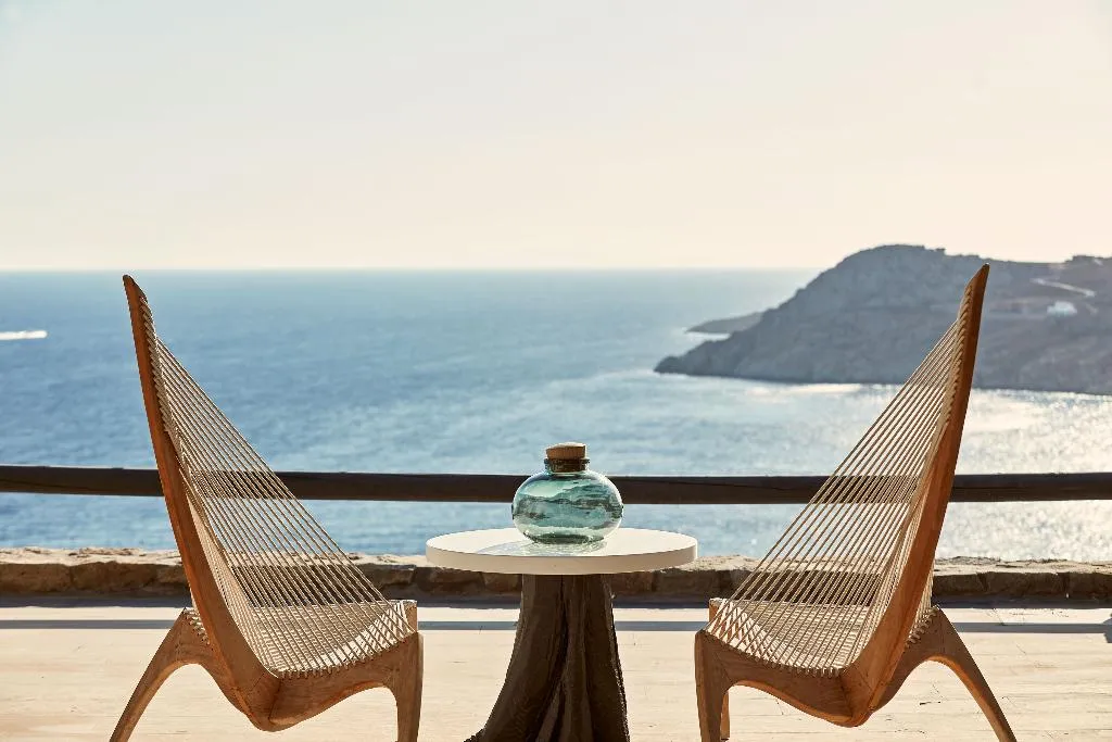 Terrace, Myconian Utopia Relais & Chateaux, Mykonos
