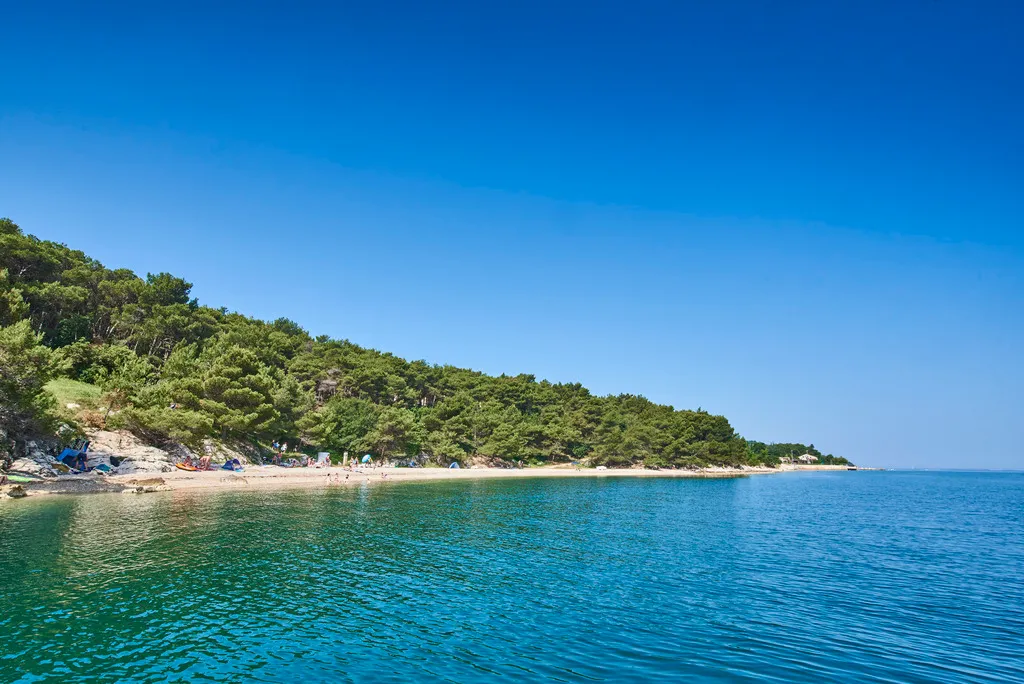 Beach, Apartments Kanegra Plava Laguna, Istria