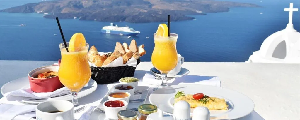 Restaurant, Aigialos Luxury Traditional Settlement, Santorini