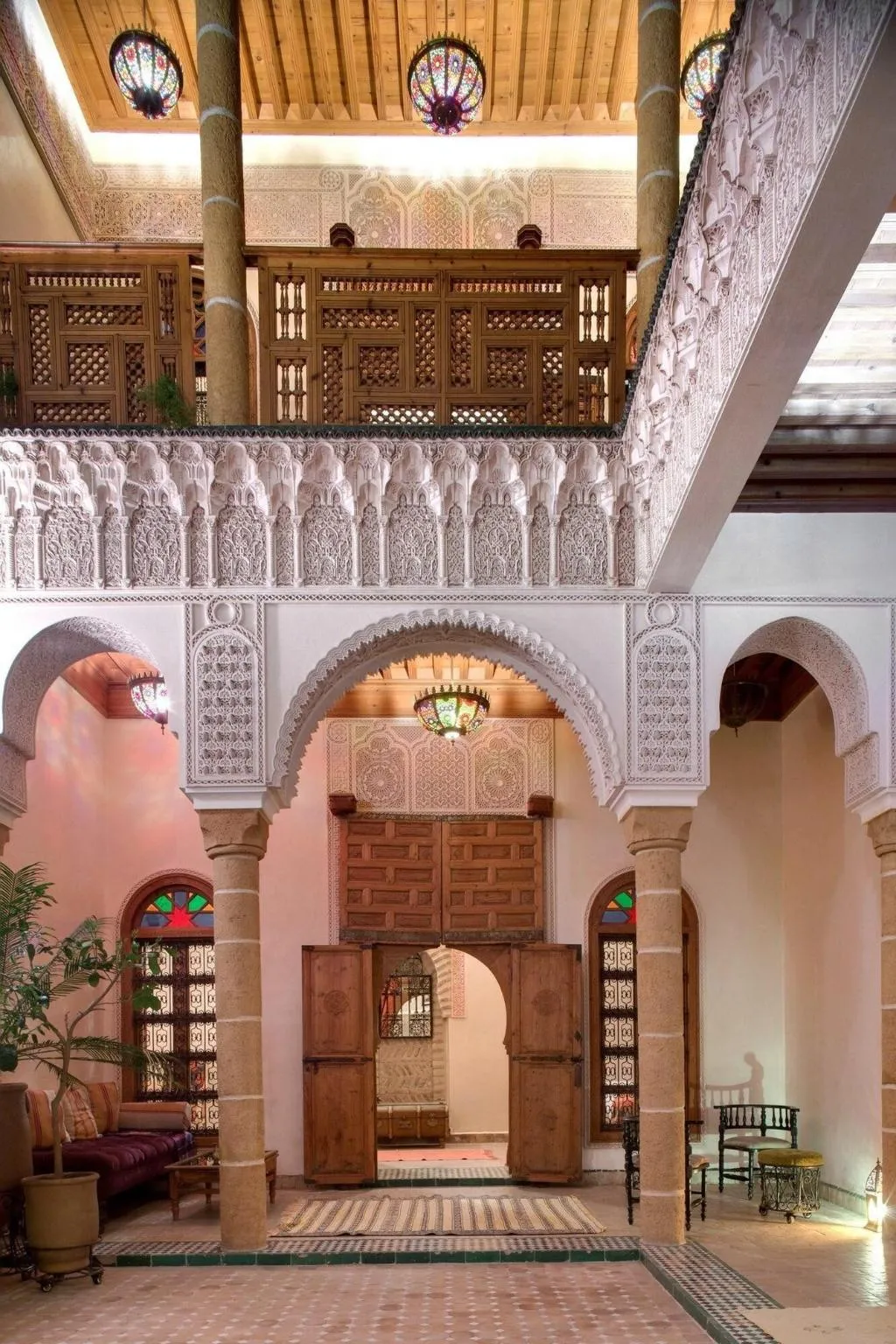 Lobby, Riad Sidi Benslimane, Marrakech