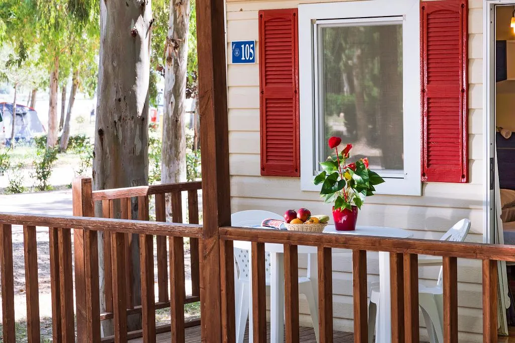 MOBILE HOME ONE BED Room, Camping Village Laguna Blu, Alghero
