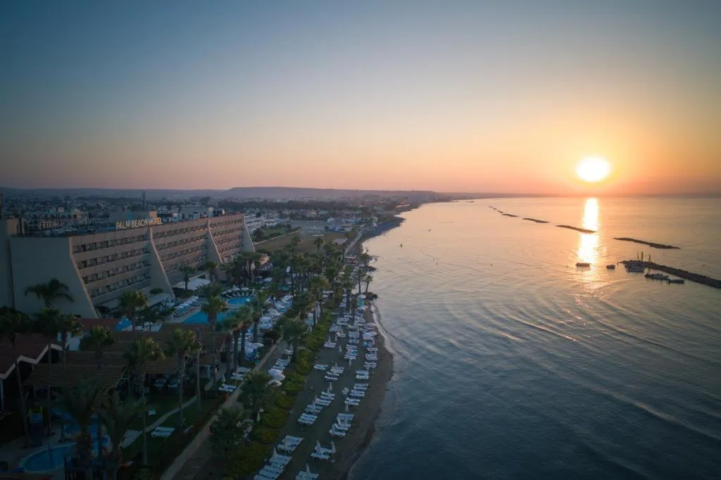 Beach, Palm Beach Hotel & Bungalows, Cyprus