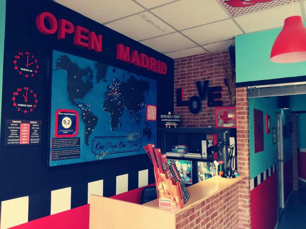Lobby, Open Hostel Madrid, Madrid