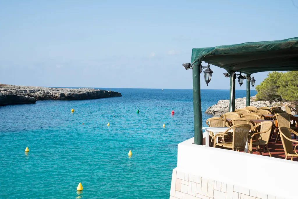 Terrace, Cala Blanca Apartamentos, Menorca