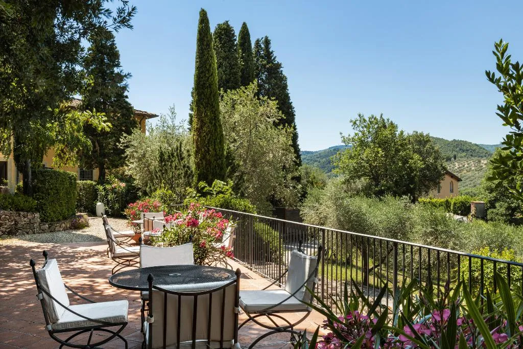 Terrace, Villa La Palagina, Florence