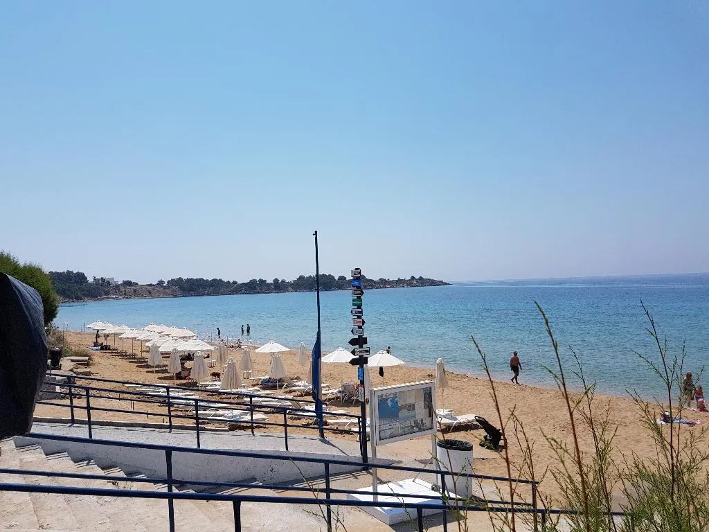 Beach, Matina Pefkos Aparthotel, Rhodes