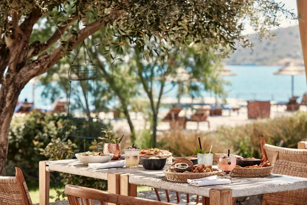 Restaurant, Phaea Blue, a member of SLH, Crete
