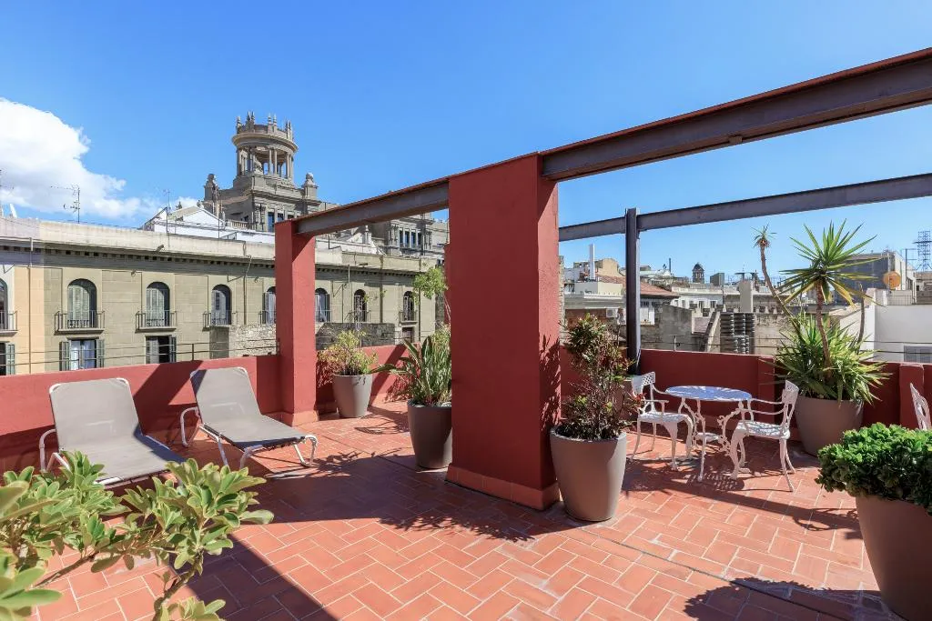 Terrace, Hotel Gotico, Barcelona