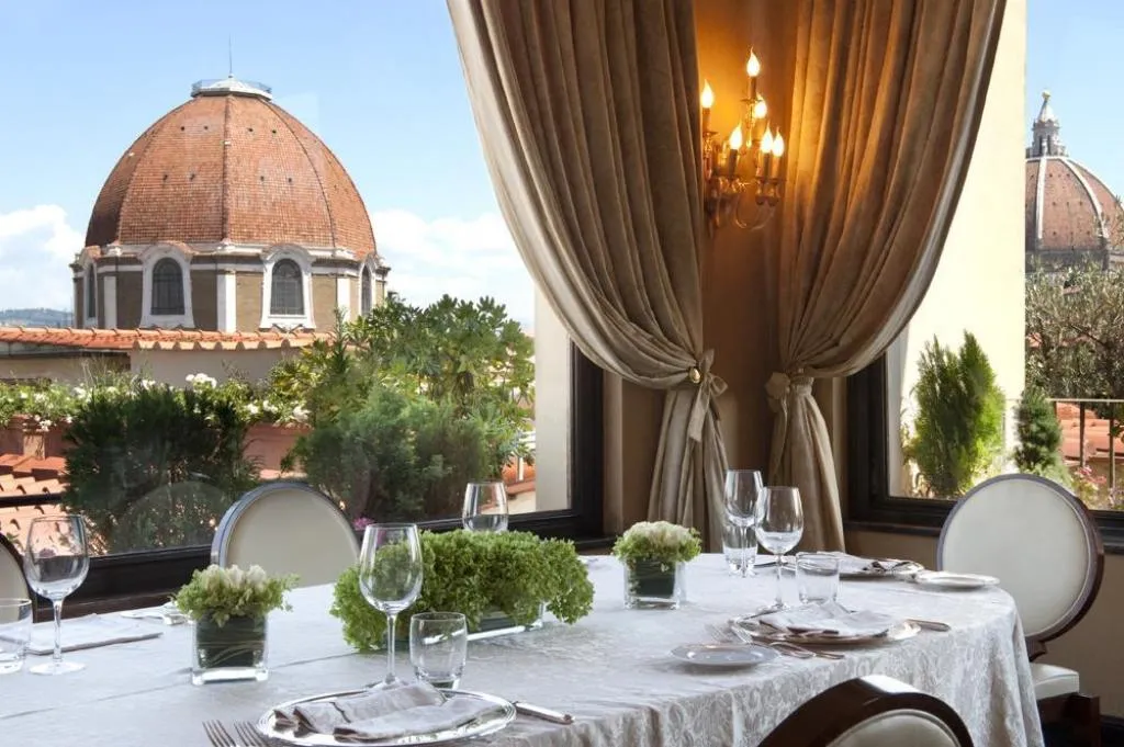 Restaurant, Grand Hotel Baglioni, Florence