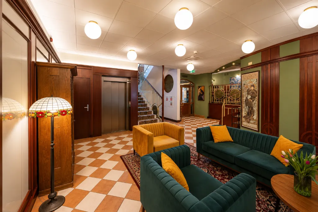 Lobby, Hotel Secesja, Krakow