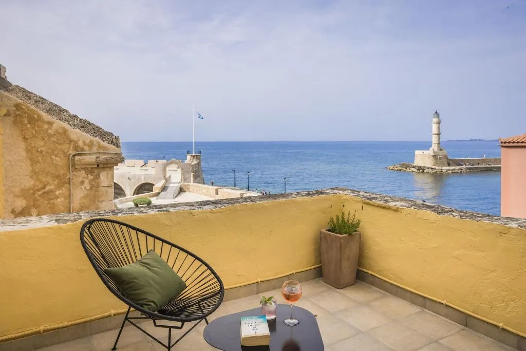 Terrace, Alcanea Boutique Hotel, Crete