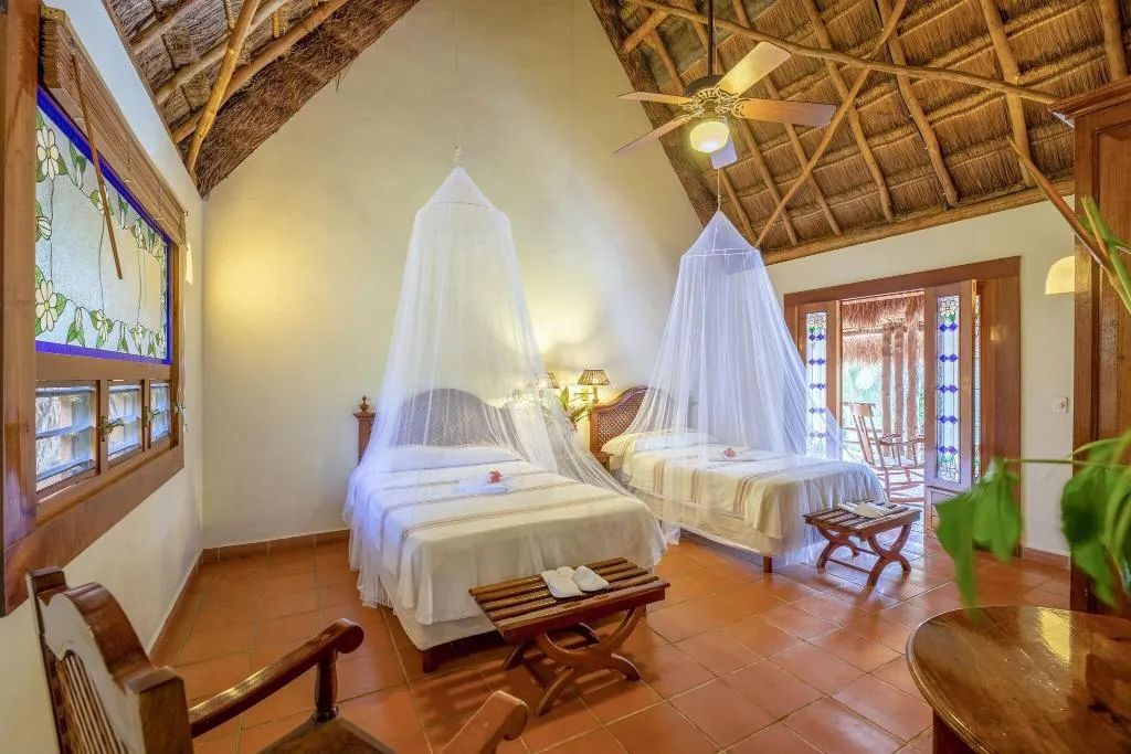 BUNGALOW TWO DOUBLE BEDS Room, The Lodge at Uxmal, Cancun Area