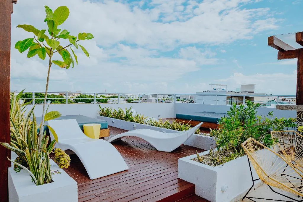 Terrace, Ame Hotel Boutique & Spa, Playa Del Carmen