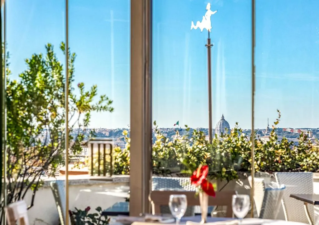 Restaurant, Bettoja Hotel Mediterraneo, Rome