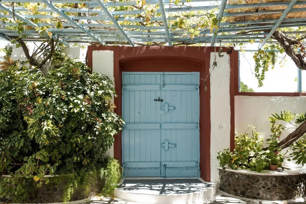 General view, Canava Santino, Santorini