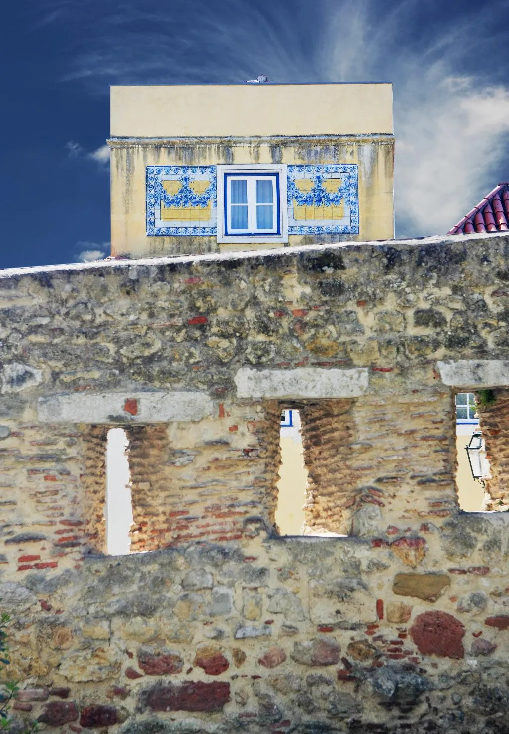 General view, Solar do Castelo, Lisbon