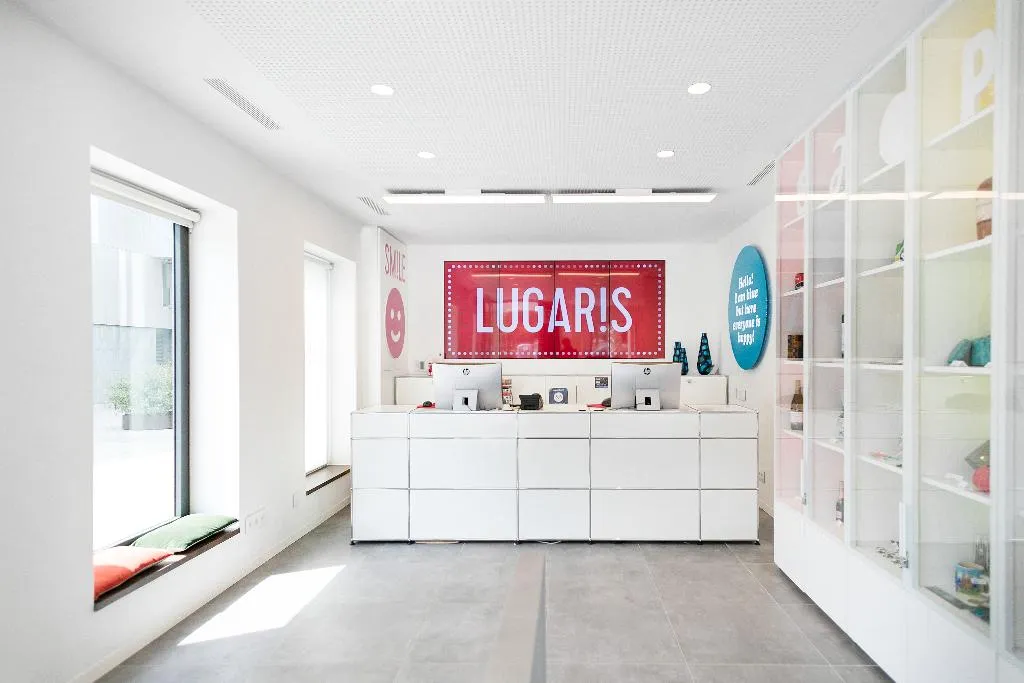Lobby, Lugaris Beach Apartments, Barcelona