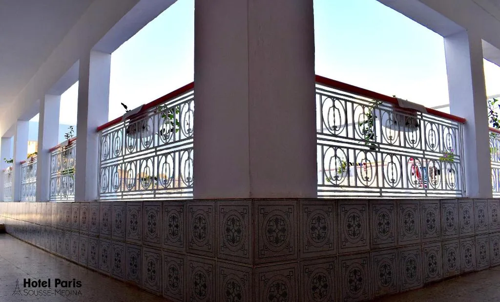 Terrace, Hotel Paris, Tunisia