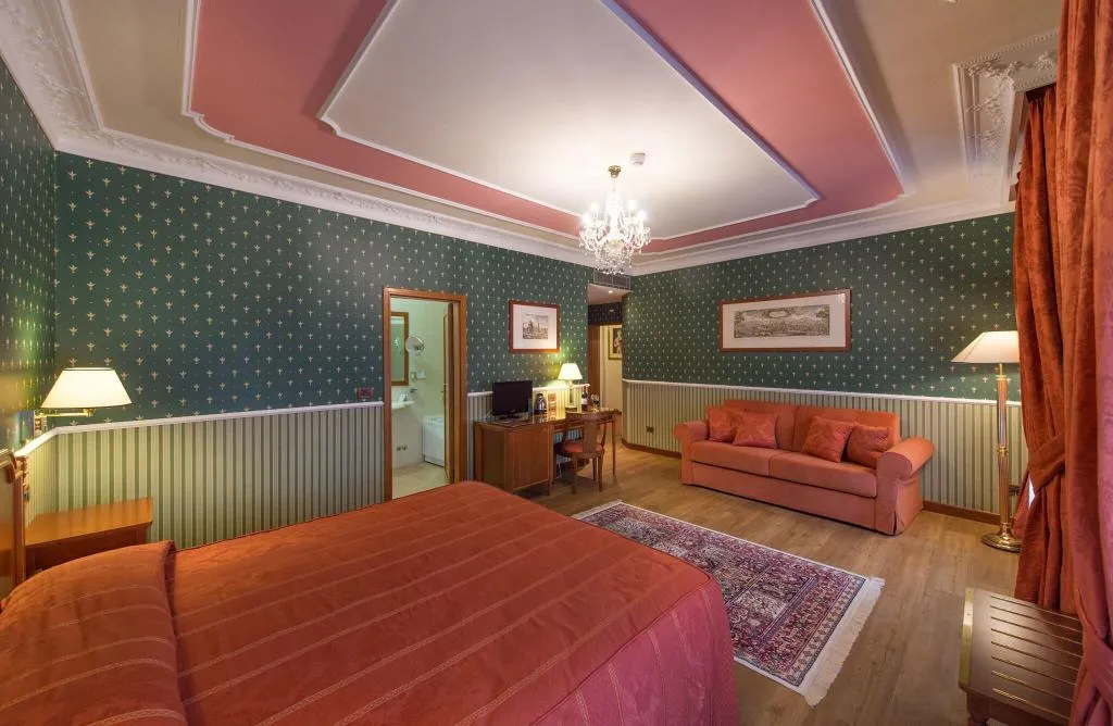 JUNIOR SUITE KING SIZE BED Room, Strozzi Palace Hotel, Florence