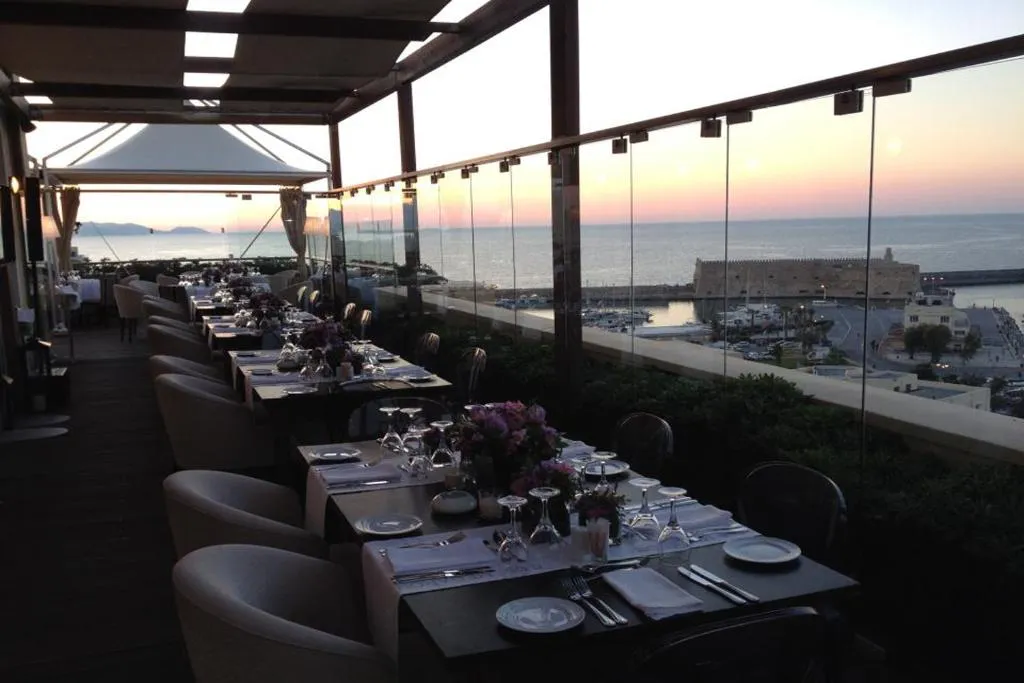 Restaurant, GDM Megaron,Historical Monument Hotel, Crete
