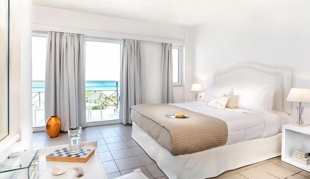 FAMILY ROOM SEA VIEW Room, Aqua Marina Rethymno Living, Crete