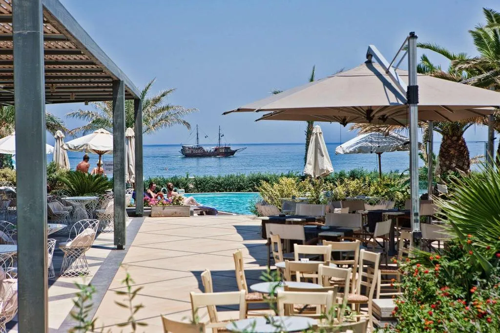 Terrace, Aegean Pearl Hotel, Crete