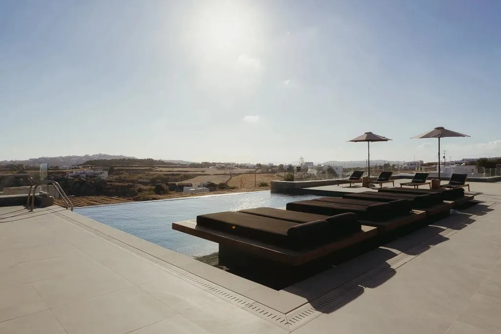 JUNIOR SUITE SEA VIEW Room, Evi Suites & Villas, Mykonos