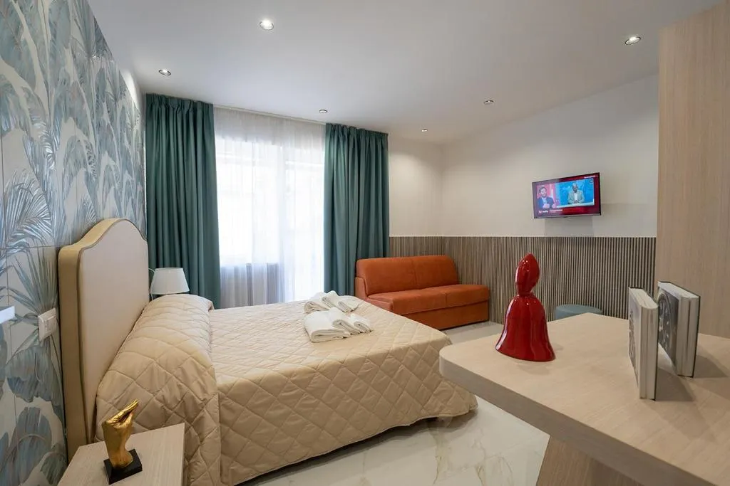 DOUBLE DELUXE KING BED Room, P.C. Boutique H. Napoli Centro, Naples