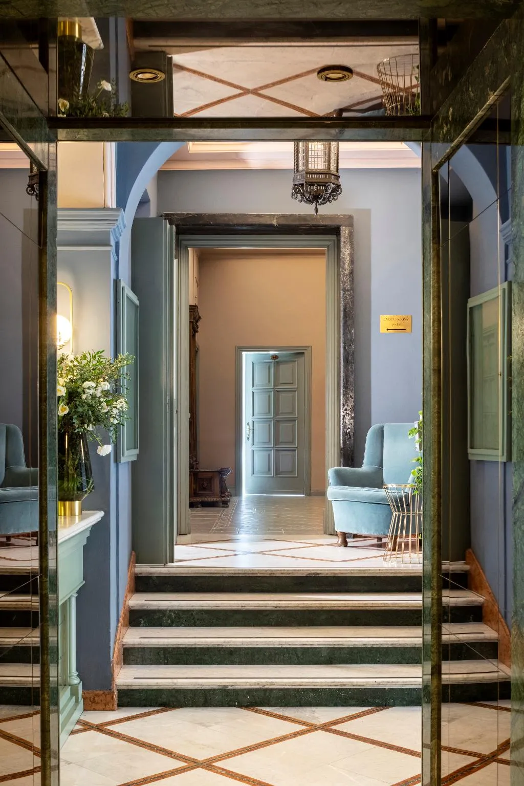 Lobby, Hotel Marisa, Rome