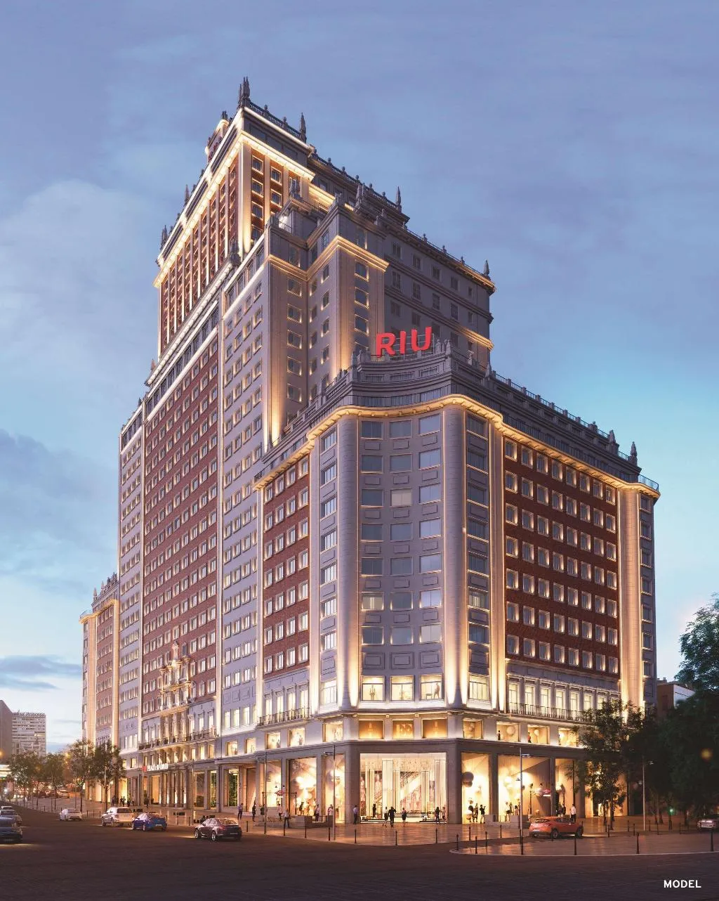 General view, Hotel Riu Plaza España, Madrid