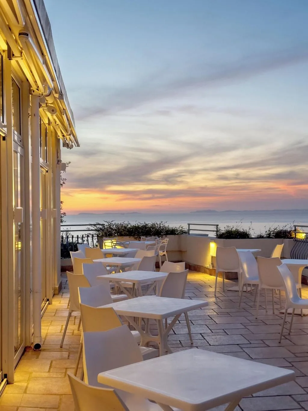 Terrace, Hotel Cristina, Naples