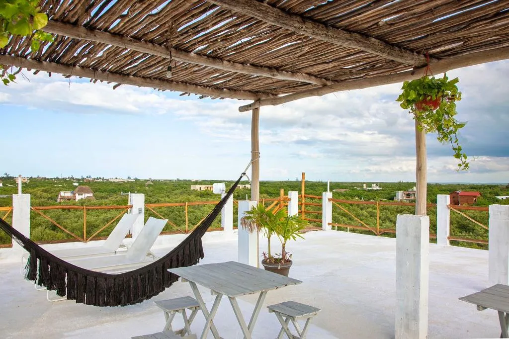 Terrace, Aak Estudios Holbox, Cancun Area