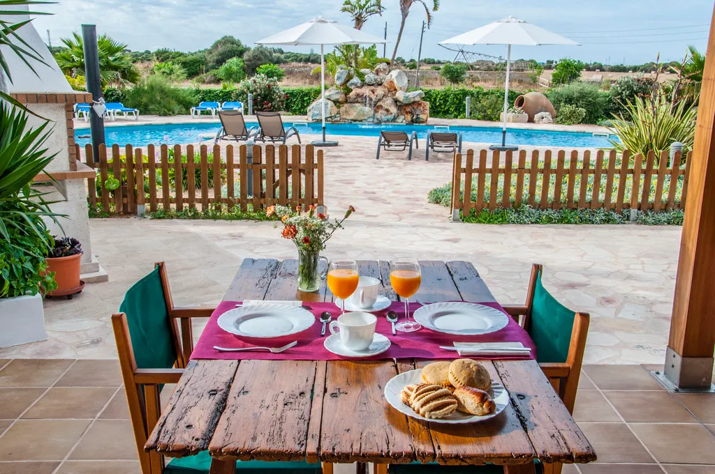 Terrace, Agroturismo Son Juaneda, Menorca