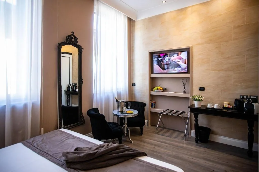 DOUBLE DELUXE QUEEN BED Room, Jb Relais, Rome