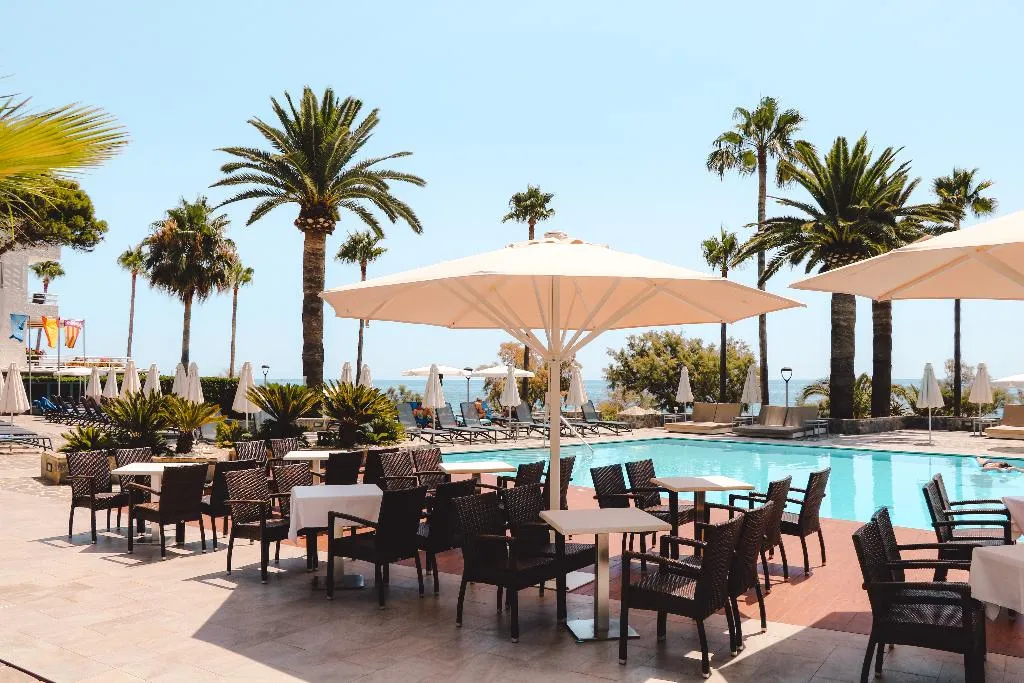 Terrace, Marins Playa Suites, Majorca