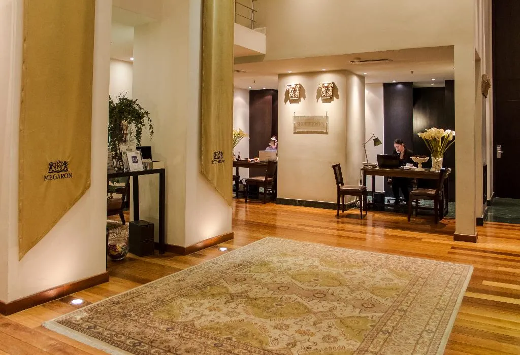Lobby, GDM Megaron,Historical Monument Hotel, Crete