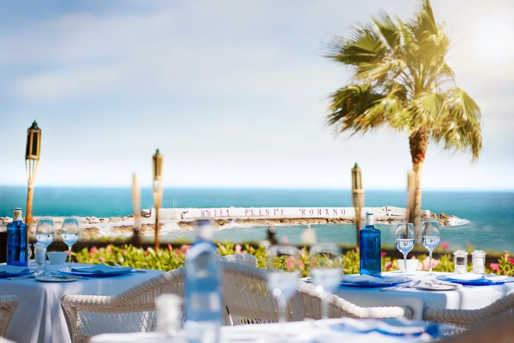 Terrace, Puente Romano Beach Resort and Spa, Costa Del Sol