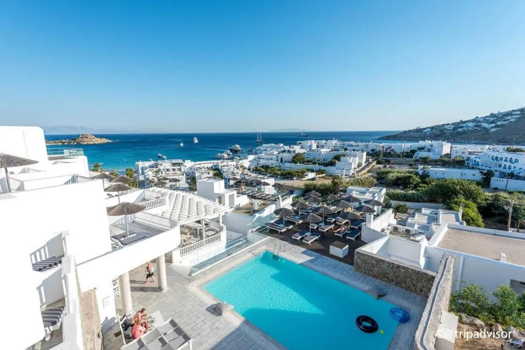 General view, The George Hotel, Mykonos
