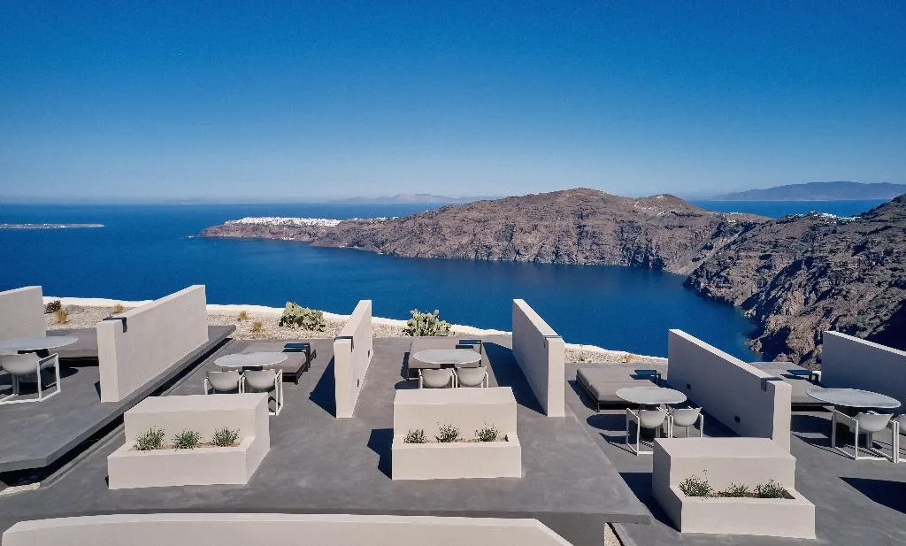 Terrace, Divine Cave Experience, Santorini